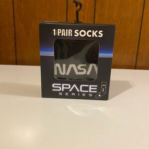 NASA Space Series Black Socks